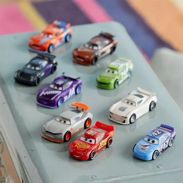 Disney Pixar Cars Deluxe Lightning McQueen Figurine Playset 9 Pcs Kids Toys 2