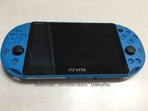 USED PS Playstation vita Wi-Fi model SAPPHIRE BLUE PCH-1000 ZA04 only  console 4948872413336