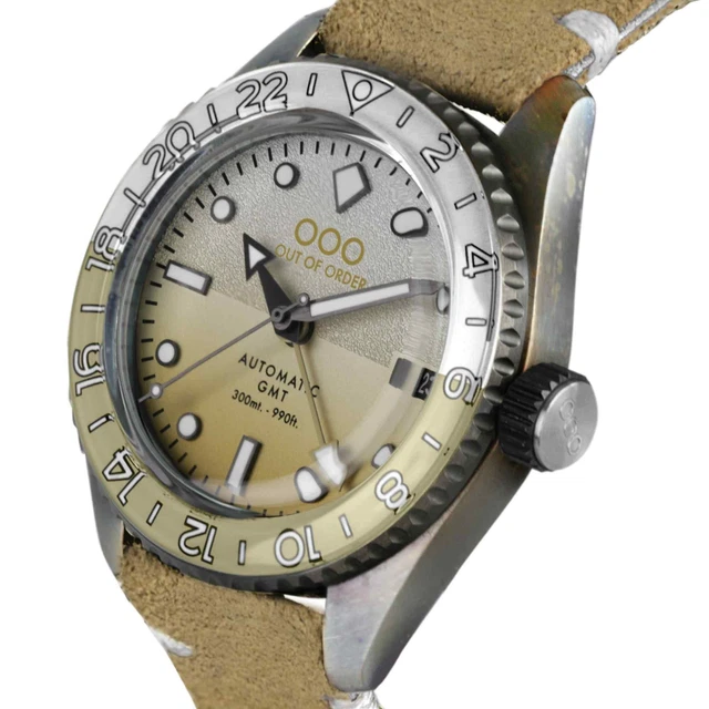 Out Of Order 001-25.MAR Uomo Margarita Automatico Gmt Polso 3