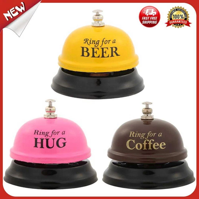 es Practical Restaurant Timer Hotel Counter Desk Bell Ring Bar Service Call Bell