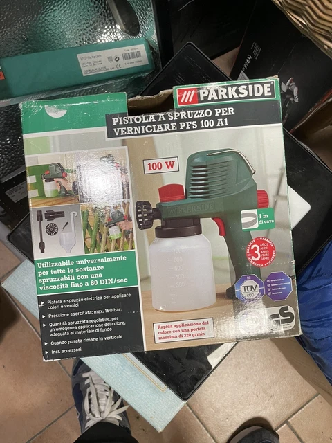 PISTOLA ELETTRICA PER Verniciatura a Spruzzo Parkside GUARDA FOTO EUR