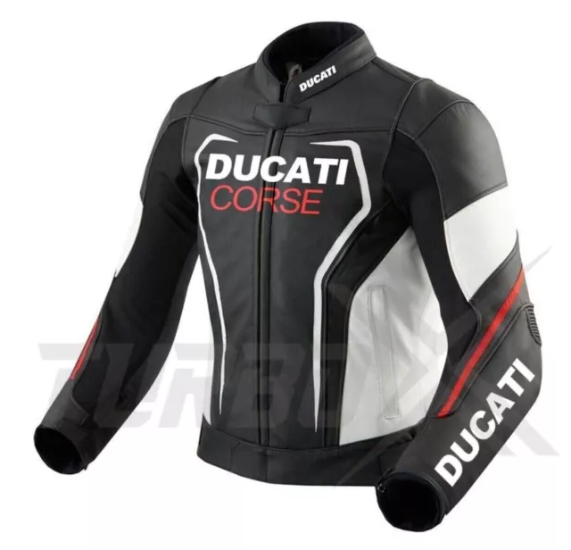 2024 Ducati Motorbike Leather Racing Motogp Jacket Motorcycle Jackets-M-L-Xl-2Xl