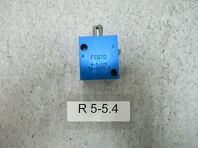 Pneumatique 3,5 8bar Festo Festo SVS-3-1/8 Soupape de Panneau Avant 10190 