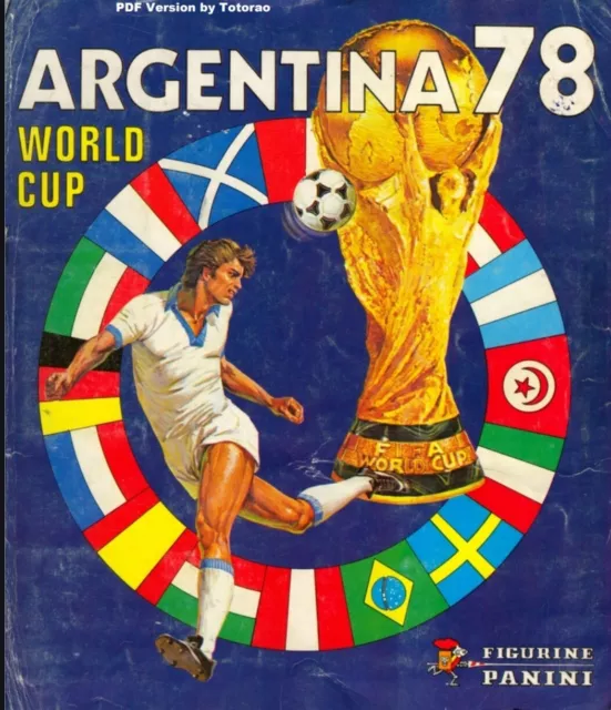 Panini World Cup Argentina 1978 COMPLETE ALBUM DIGITAL EDITION on PDF