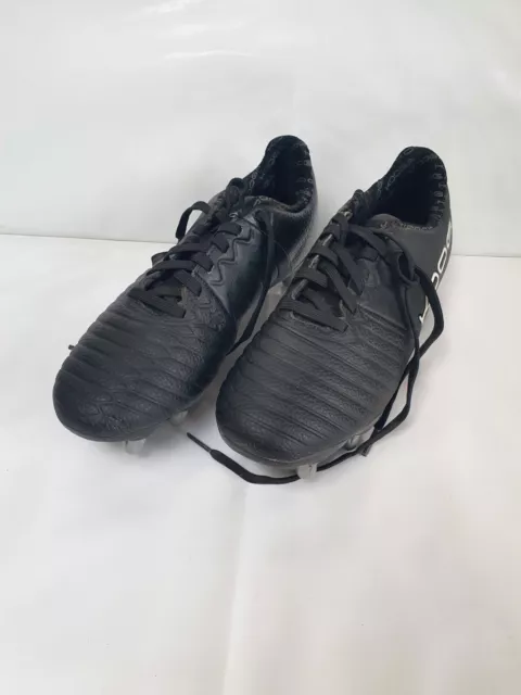 Kooga Power Black 8-stud Rugby Boots UK size 4 - good used condition