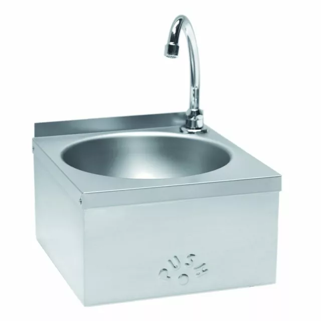 Stainless Steel Knee Operated Hand Wash Basin Sink