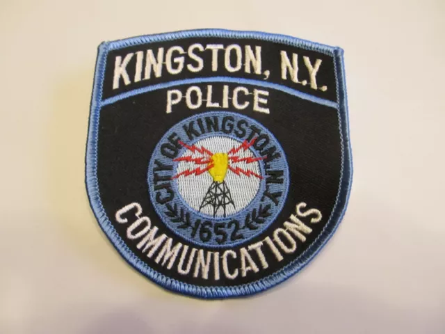 New York Kingston Police Communications Patch