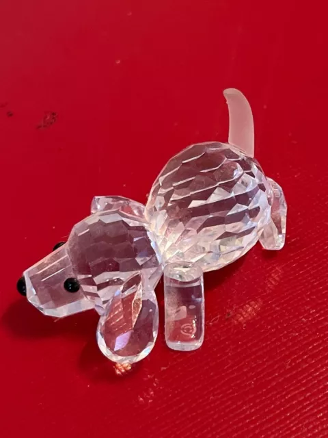 Swarovski Figur " liegendes Hundchen " orginal