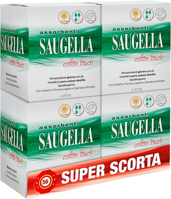 Saugella Saugella Cotton Touch Assorbenti Esterni Giorno Ad Azione Antiodore