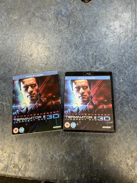 Terminator 2 Judgment Day T2 Blu-ray 3D & Blu-ray 2 Disc Arnold Schwarzenegger