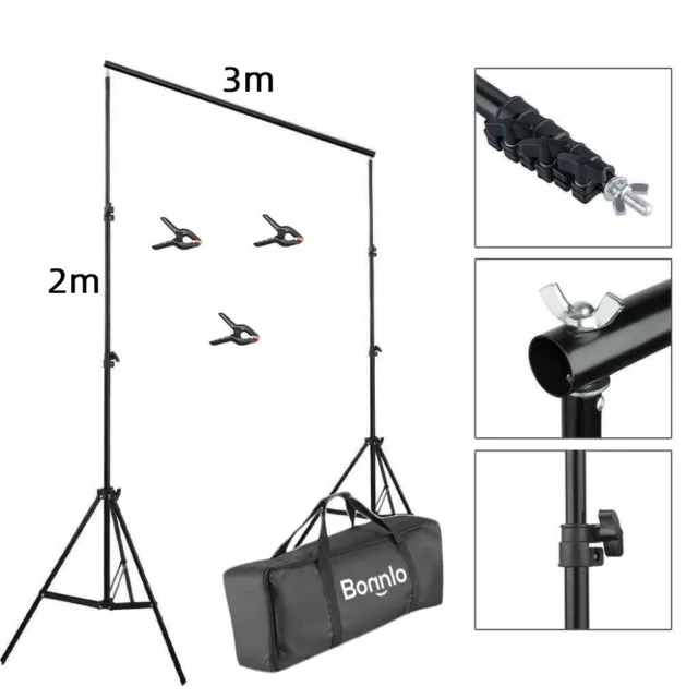 Hintergrund 2*3m Hintergrundsystem Studio Hintergrund Stativ Hintergrund Ständer