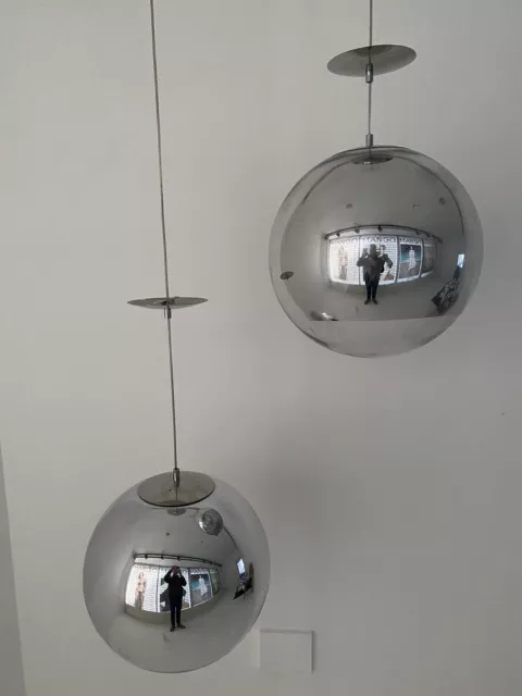 Tom Dixon Mirror Ball Chrome Pendant Lights ONLY 1 LEFT
