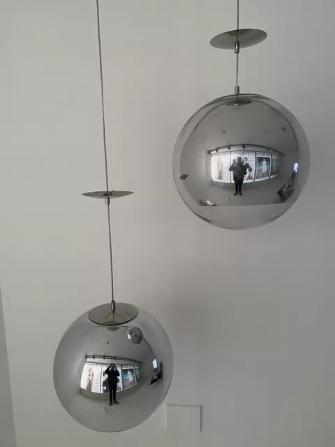 Tom Dixon Mirror Ball Chrome Pendant Lights x12 Available