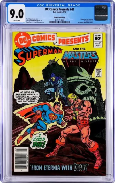 DC COMICS PRESENTS #47 CGC 9.0 GRADED DC Comic 1st App. of He-man, Skeletor