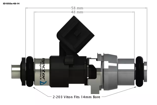 Injector Dynamics ID1050 Für Ford Focus Rs St Mkii-Iv 2.5L Benzin 1050cc/Min 5