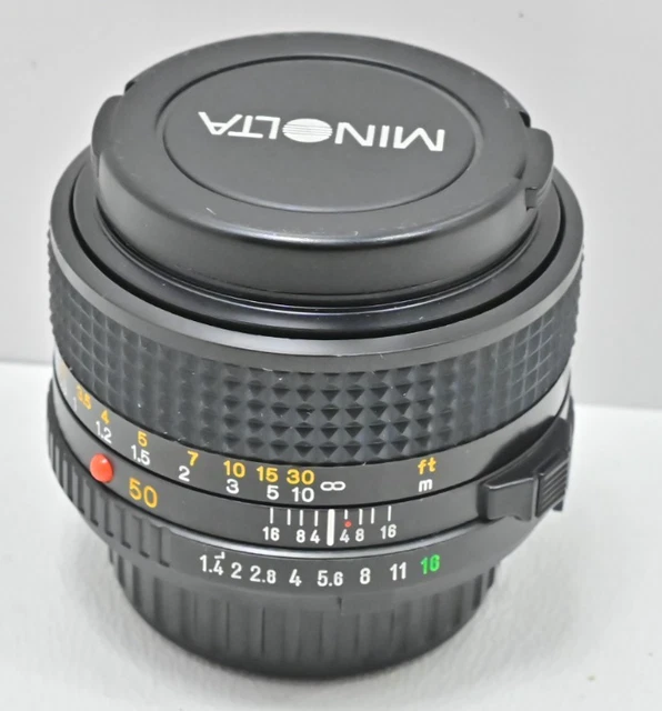 MINOLTA X 500 MD ROKKOR 50mm f1.7 Funcionamiento Raro EUR 155,55