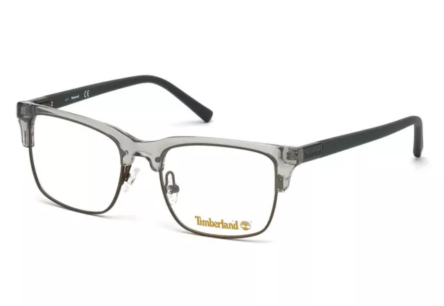 Timberland Glasses Frame Crystal Grey/ Matte Green 53mm RX Eyeglasses TB1601 096