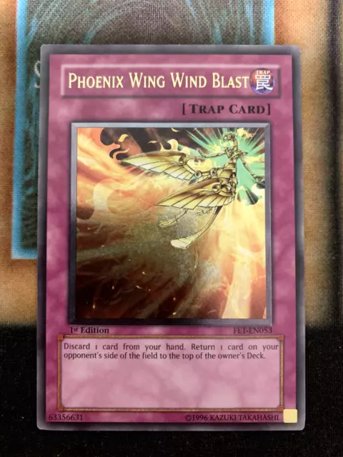 Yugioh Phoenix Wing Wind Blast FET-EN053 Ultimate Rare 1st Edition NM/VLP