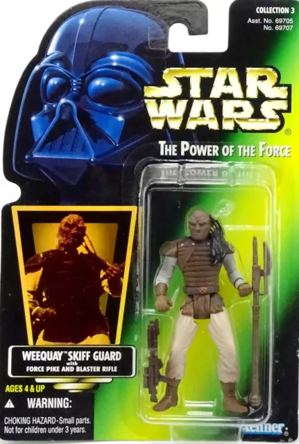 Weequay Skiff Guard Holo Card Star Wars Power Of The Force Collection Hasbro