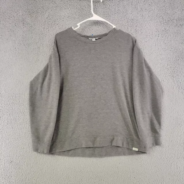 Orvis Sweater Womens M Medium Gray Pullover Sweatshirt Outdoors Casual