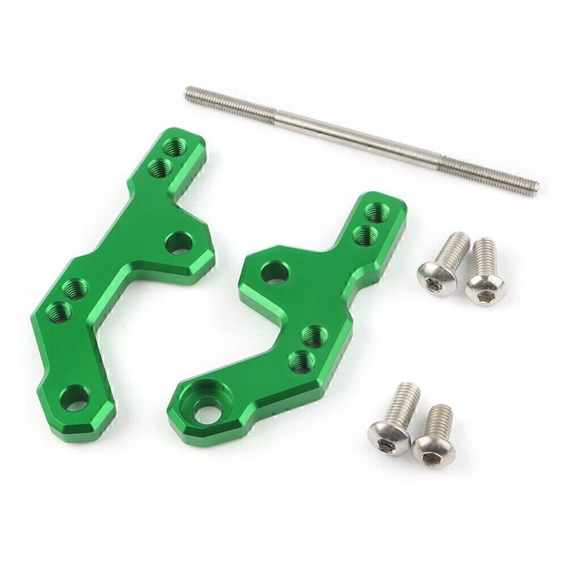 Poggiapiedi supporto base supporto verde per Kawasaki NINJA 250 300 13-16