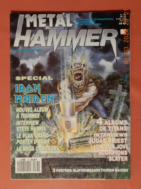 Magazine Metal Hammer n°23, spécial Iron Maiden