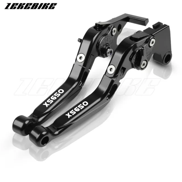 Adjustable Extendable Foldable Brake Clutch Levers For Yamaha XS650 1977-1981