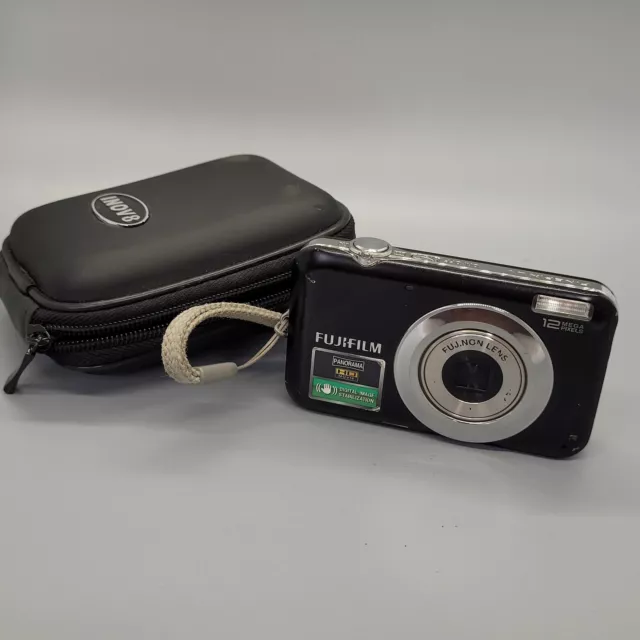 Fujifilm FinePix JV110 12.0MP Compact Digital Camera Black Tested