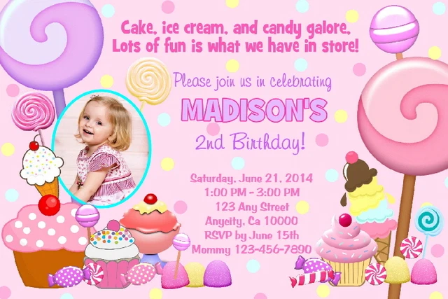 CANDY SHOPPE CANDYLAND Printable Birthday Party Invitation Free Thank candy-shoppe-candyland-printable-birthday-party-invitation-free-thank