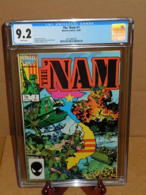 💖 The 'Nam #1 CGC 9.2 Marvel Comics 1986 (Vietnam War)