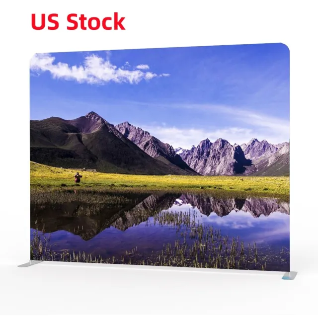 US Stock 10ft High Portable Tension Fabric Exhibition Wall (Frame Only)