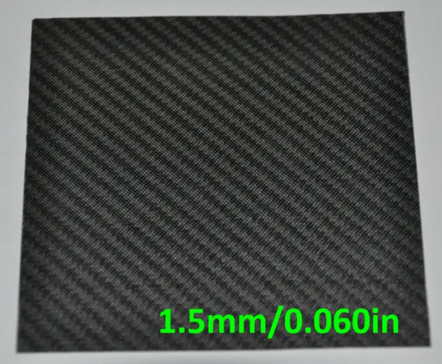 CARBONTEX equivalent 1.5mm thick carbon fiber sheet fishing reel drag washers