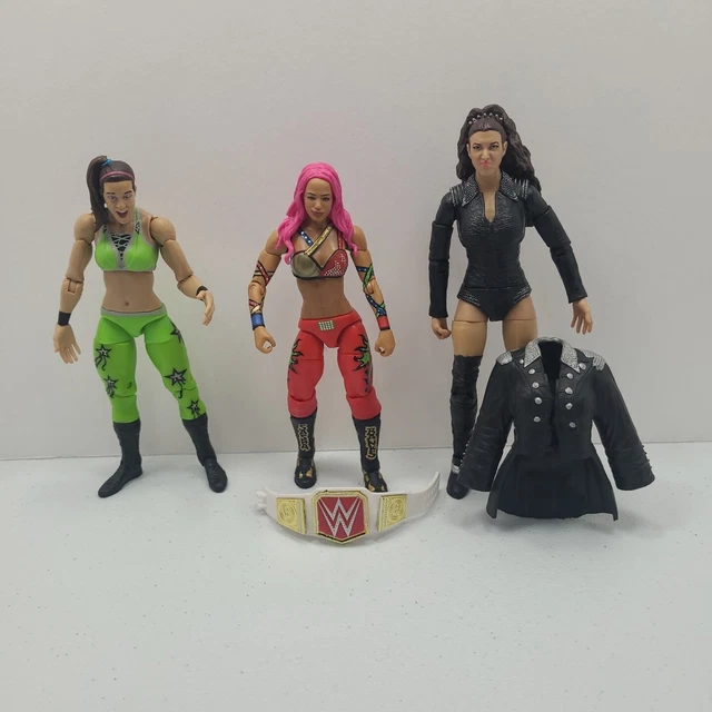 WWE DIVA MATTEL action figures lot Sasha Banks, Bayley, Stephanie
