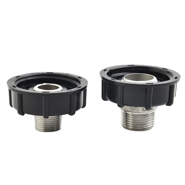 2pcs Adaptateur Robinet Vidange P6H1419 - Robinet De Vidange Piscine Gris 32mm