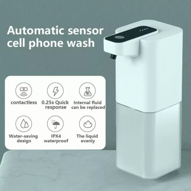 Automatic Foaming Soap Dispenser Rechargeable Touchless Foam Dispenser Bathroom