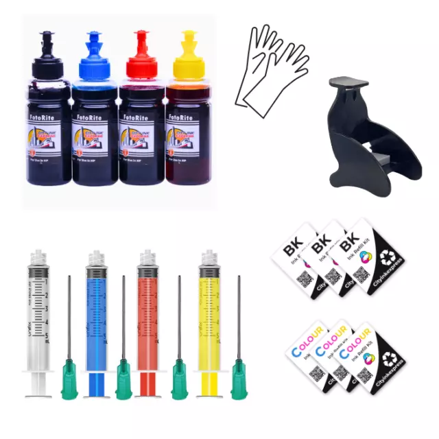 Ink refill kit for HP  350 HP 351 Photosmart C5275, C5280, C5283, C5288, C5290