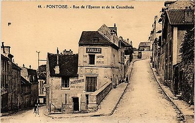 CPA pontoise-rue de l' eperon and cutlery (290747)