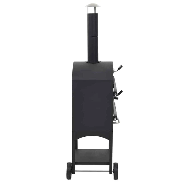Pizzaofen Gartenofen Smoker Grill Pizza Ofen Gartengrill Pizzastein vidaXL 3