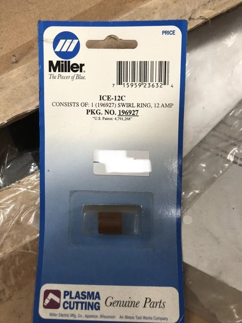 Miller Ice-12c Swirl Ring 196927