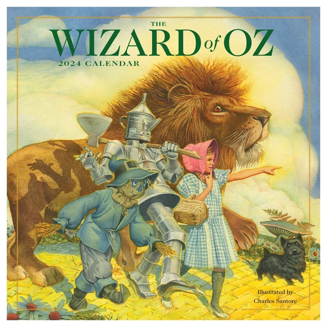 2024 WIZARD OF Oz Wall Calendar 16.99 PicClick