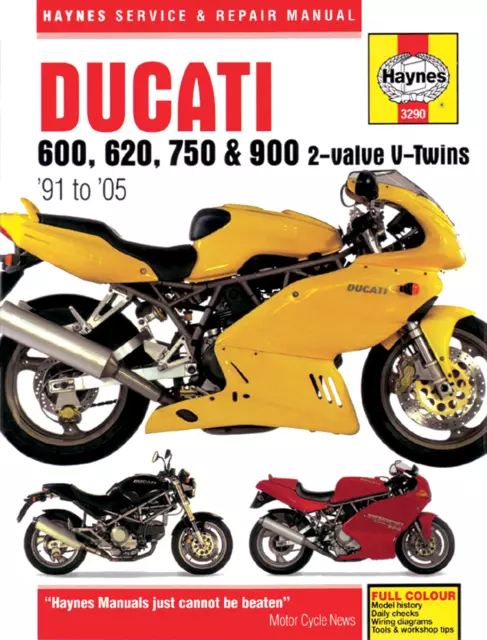 Haynes 3290 Manuale Di Riparazione Moto Ducati Monster 750 2001