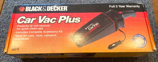 Black & Decker Car Vacuum Plus 9511 Car Plug In NOS NEW SEALED