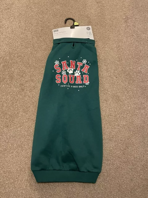 XL Maglione cane - Squadra di Babbo Natale Festa della neve