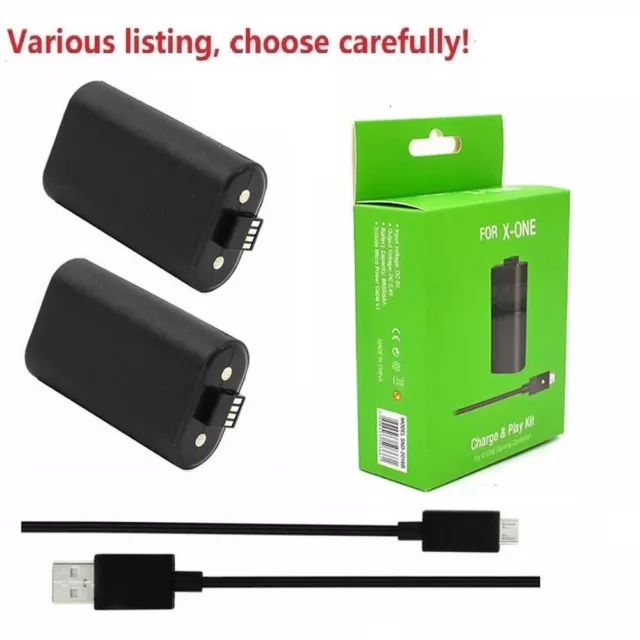 Rechargeable Battery Pack & Controller Charger For XBox One Series X S new