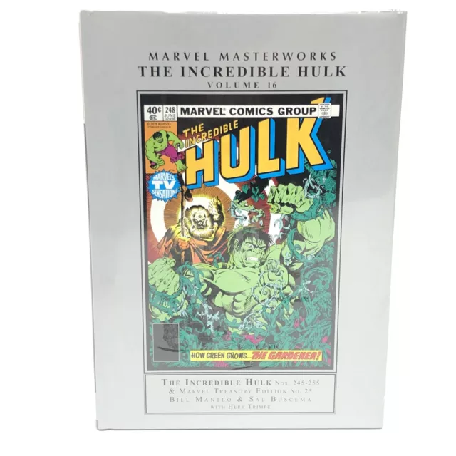 Incredible Hulk Marvel Masterworks Vol 16 New Marvel Comics HC Sealed