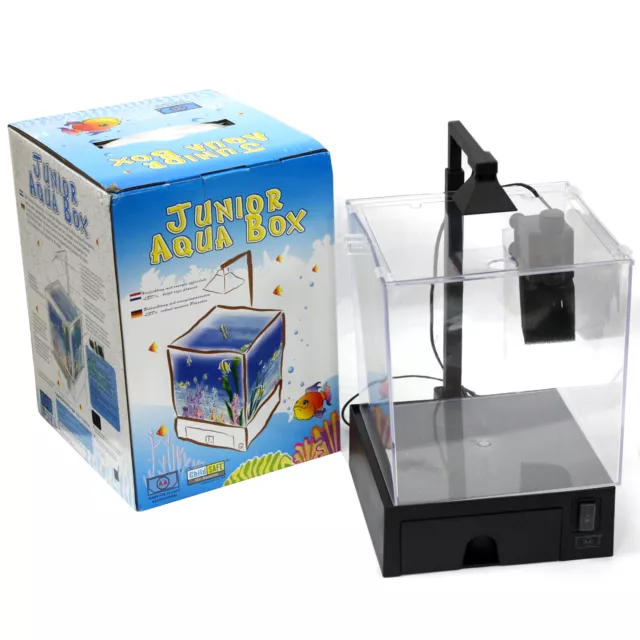 1.5 gal / 5.5L Aquarium Fish Tank for Home Office w/ LED Light & Filter & Pump