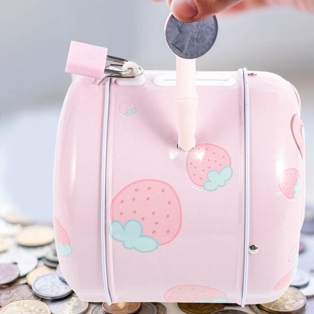 Salvadanaio A Coniglietto Infrangibile - Carino E Creativo Per Bambini, Regalo Compleanno, Bianco