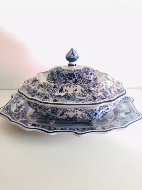 Delft Dutch Soupière Et Plat