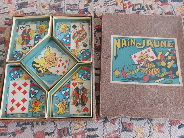 Ancien Jeu Du Nain Jaune Boîte Carton ELD - Complet Avec Cartes (sans Jetons) - Occasion Bon état