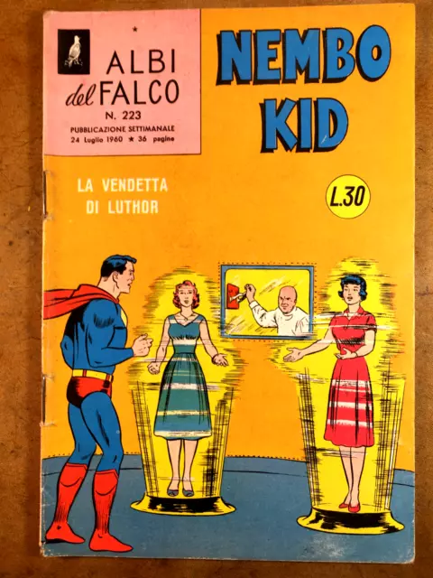 Albi del Falco Nembo Kid n 223 !Luglio 1960 ! Ottimo !